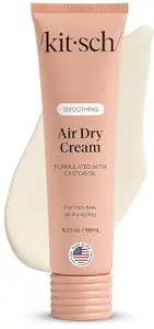 Kitsch Smoothing Air Dry Cream – With Castor Oil & Coconut Oil - 5.3 oz