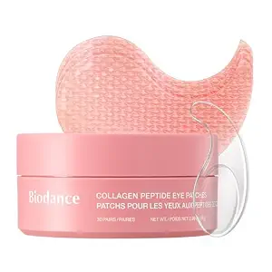 BIODANCE Hydrogel Eye Patches for Under Eye - Collagen Peptide, Anti Wrinkle & Fine Lines (60 Count)