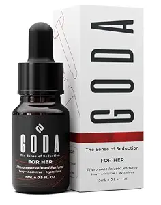 GODA Pheromones Perfume for Women – The Original – Long-Lasting Women's Fragrances with Jasmine and Rose, Vegan & Cruelty-Free – 15ml/0.50 fl. oz