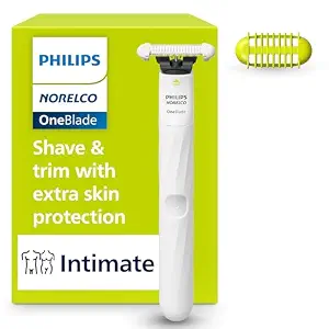 Philips Norelco OneBlade Intimate Trimmer and Shaver with Skin Protection
