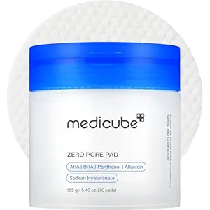 medicube Toner Pads Zero Pore Pad 2.0 for Exfoliation and Pore Care