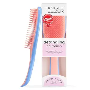 Tangle Teezer Ultimate Detangler Brush, Straight to Wavy, Apricot Blaze