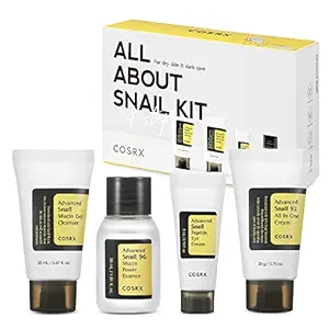 COSRX All About Snail Mucin Korean Skin Care Set, Mini Travel Essentials