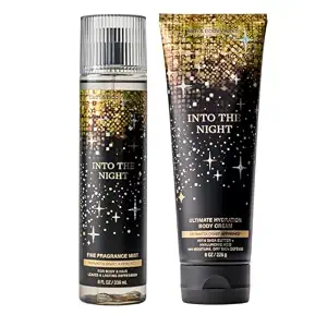 Bath & Body Works Body Spray and Body Cream Set, Into the Night, 2-Pack