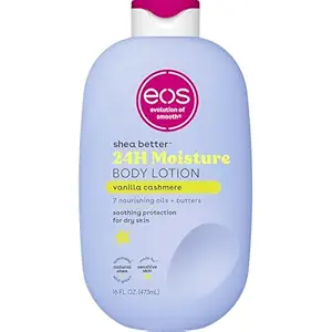 eos Shea Better Body Lotion- Vanilla Cashmere, 24-Hour Moisture, 16 fl oz