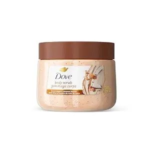 Dove Brown Sugar and Coconut Butter Body Scrub Exfoliates and Deeply 15 oz